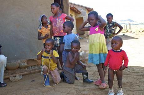 zulu village children