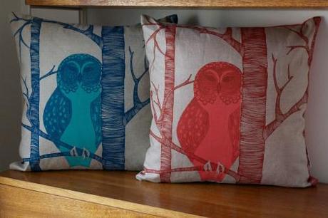 The Owls - pillow designs by Camilla Meijer