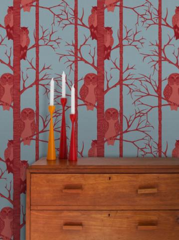 The Owls - Wallpaper design by Camilla Meijer