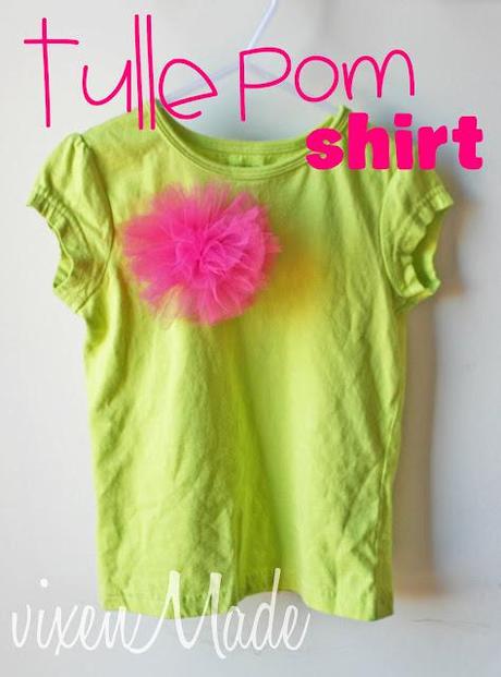 Tulle Pom Shirt