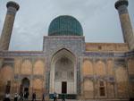 Guri Amir Mausoleum with blue fluted azure dome