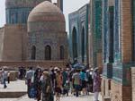 Avenue of mausoleums at Shahi-Zinda