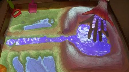 Augmented Reality Sandbox Makes Mudpies With Kinect