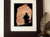 Cowboy Caveman Silhouette