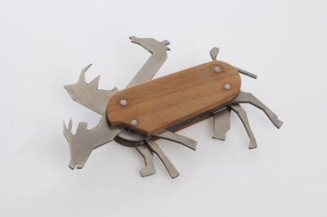 Swiss Army Zoo? The Animal Pocket Knife is Edgy Eco Art