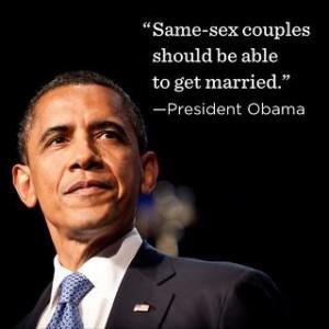 Obama says ‘I do’ to Gay Marriage