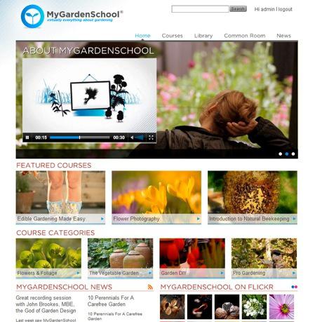 my garden school homepage