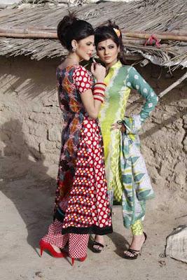 Yashfeen Lawn 2012 Cotton Inn Summer Collection by Maria
