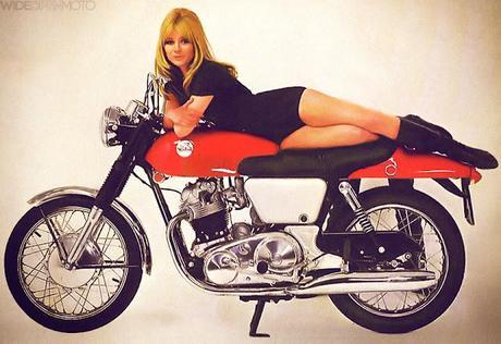 Norton Fastback Girl