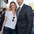 Kristin Bauer and Alexander Skarsgård at the Battleship Los Angeles Premiere