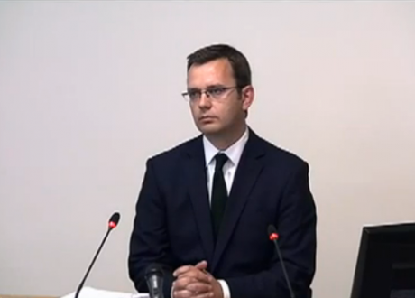 Andy Coulson gives evidence