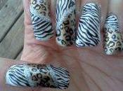 KOTD Zebra Leopard Nails