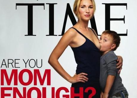 Time magazine cover shot of woman breastfeeding toddler sparks debate