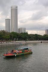 Singapore River From Esplanade Bridge