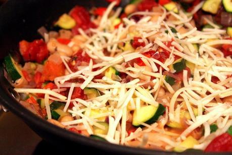 White Bean and Veggie Bruschetta