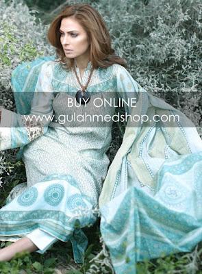 Gul Ahmed Normal Lawn & Single Print Collection 2012