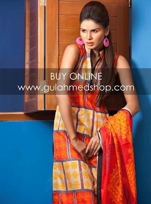 Gul Ahmed Normal Lawn & Single Print Collection 2012