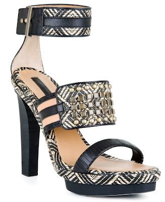 Shoe of the Day | BCBGMAXAZRIA Varushka Studded Raffia Sandal