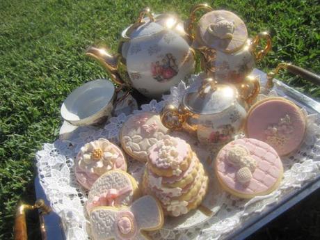 {Tea Party Submission} Marie Antoinette Inspired Tea party by Baked By Belle