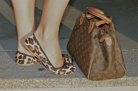 The leopard shows its .... Stripes