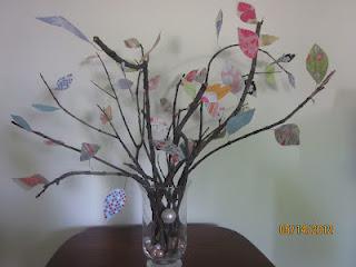 Scrapbook Paper Tree