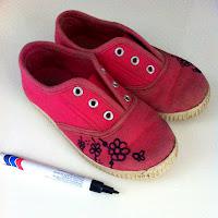 Laundry Marker Canvas Shoes