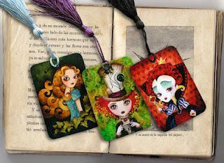 Book Accessories: 'Alice in Wonderland' Bookmarks I Want Inside My Books