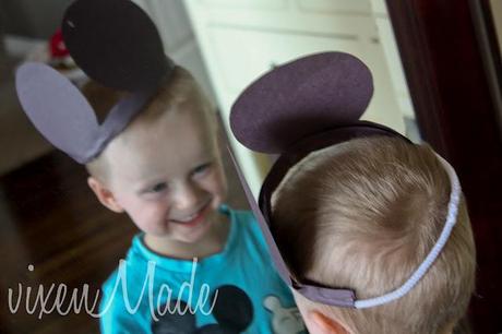 Kids Craft: Mickey Mouse Ears