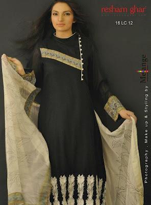 Resham Ghar Silk & Lawn Summer Collection 2012