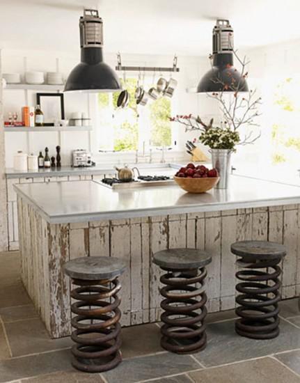 Industrial Kitchen Design With Island