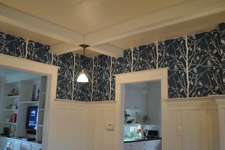 Ferm Living Family Tree Wallpaper Dining Room 4 (Still) In Progress: Family Tree Wallpaper