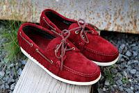 Bet on Red:  Ronnie Fieg Sebago Mohican Red Mocassin