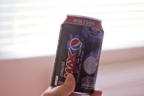 Pepsi Max: My First Taste Two Weeks Ago.