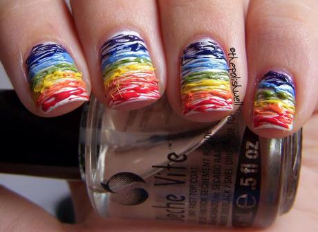 Nail Ideas: Rainbow Stripes!