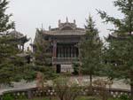 Inside the courtyard of the City God Temple at Dangaer