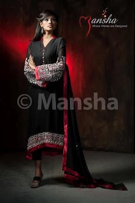 Mansha Eid-ul-Fitre Suit Collection 2012