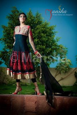 Mansha Eid-ul-Fitre Suit Collection 2012