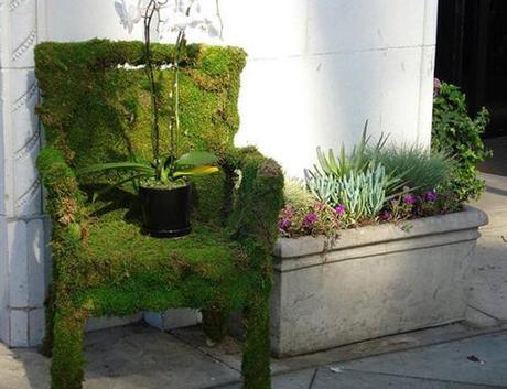 Moss Covered Chair