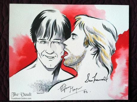 Sam Trammell and Stephen Moyer united in True Blood Team BAM Charity Auction