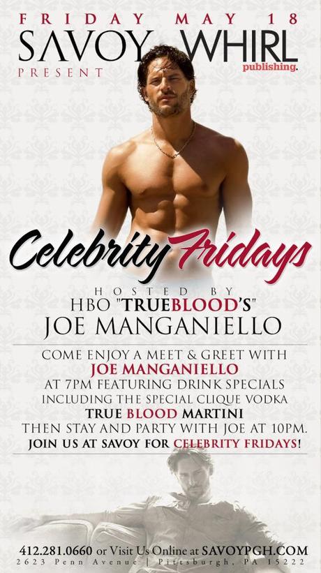 Meet Joe Manganiello at the Savoy in Pittsburgh Tonight