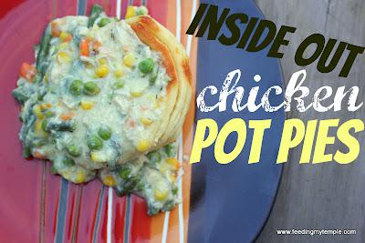 Inside Out Chicken Pot Pies