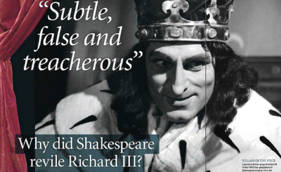 READING ABOUT RICHARD III ON BBC HISTORY MAGAZINE ( MAY ISSUE)