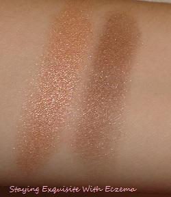 The Body Shop's Baked Shadow~Quartz and Copper~