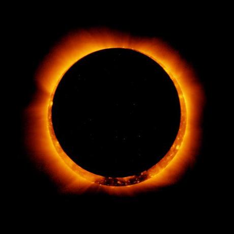 On Jan. 4, 2011, the joint Japanese-American Hinode satellite captured breathtaking images of an annular solar eclipse. 