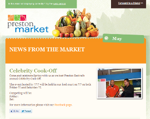 Preston Market Email Newsletter