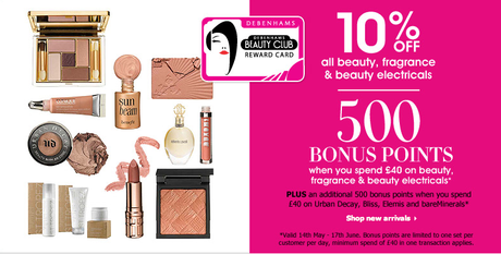 Here we go again...Another Debenhams Beauty Sale