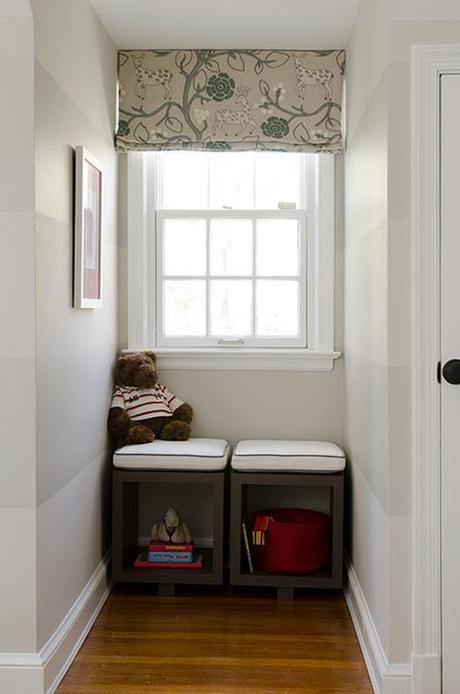 Finnian's Moon D.C. Design House window seat book cubes valance