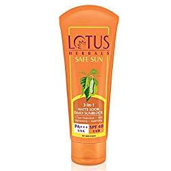 Lotus sunscreen india