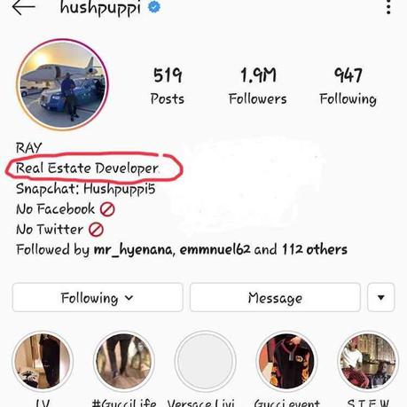 Gucci Master, Hushpuppi Updates Profile After Mompha’s Arrest (Photos) Gucci Master, Hushpuppi Updates Profile After Mompha’s Arrest (Photos)