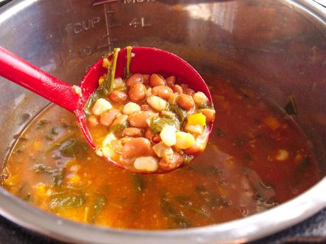 Instant Pot Pinto Beans Vegan Posole